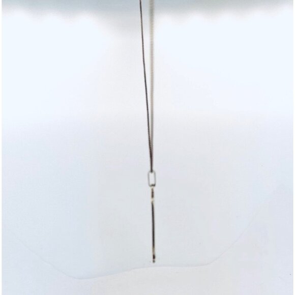 Sterling Silver 925 Egyptian Cartouche Pendant Necklace 18” Vintage Estate Jewel - Picture 5 of 10